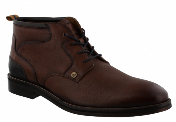 Australian Footwear LARDO Leather dressed dark Cognac Shoe